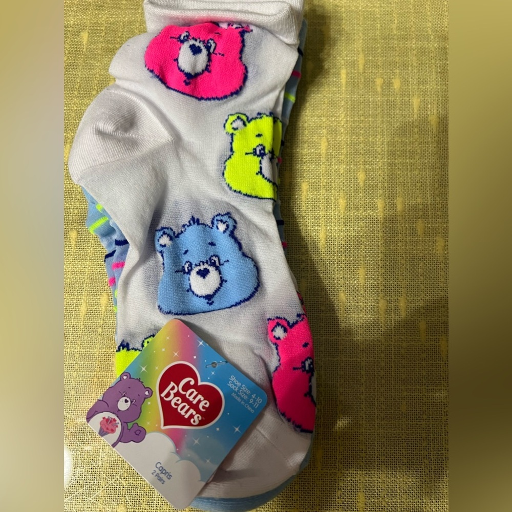 Carebear Women’s Socks, 2 Pairs. Nwt